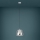 Eglo - Chandelier on a string 1xE27/40W/230V d. 26 cm smoky