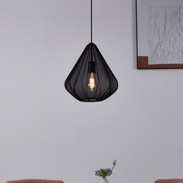 Eglo - Chandelier on a string 1xE27/40W/230V d. 33,5 cm black
