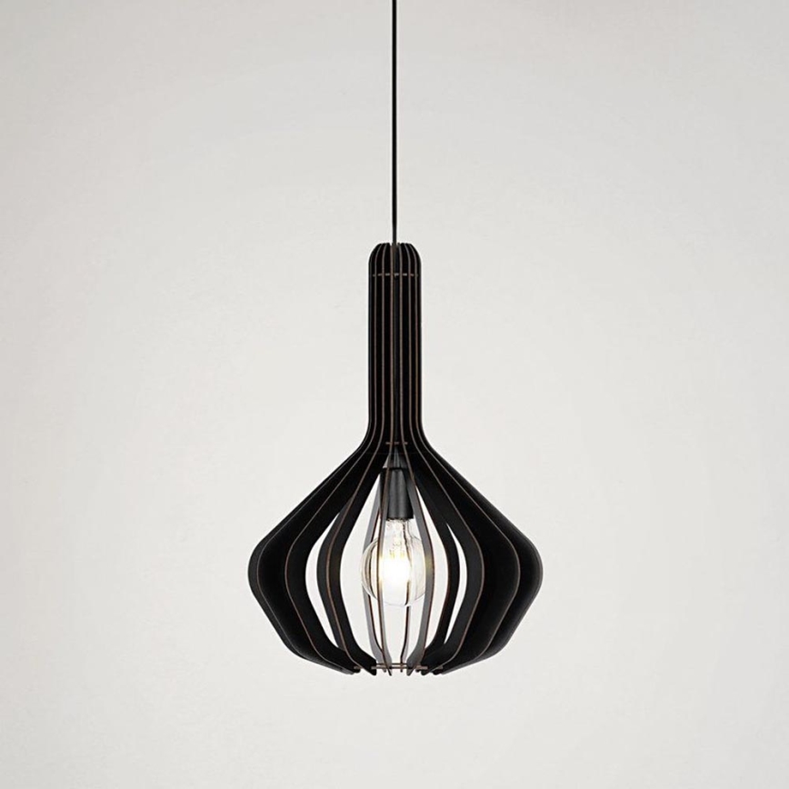 Eglo - Chandelier on a string 1xE27/40W/230V d. 38 cm black
