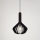 Eglo - Chandelier on a string 1xE27/40W/230V d. 38 cm black