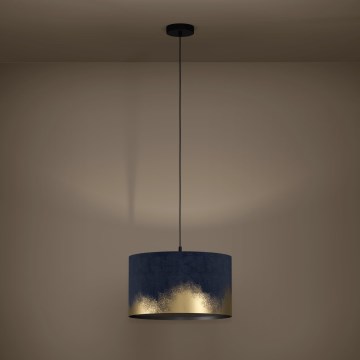 Eglo - Chandelier on a string 1xE27/40W/230V d. 38 cm blue/gold