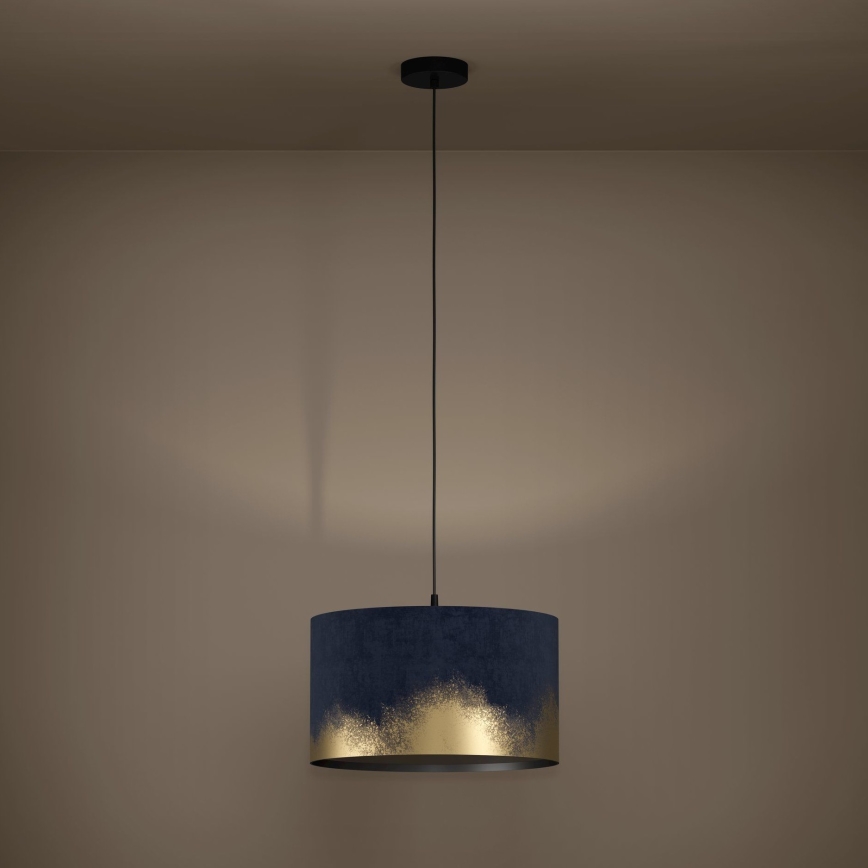 Eglo - Chandelier on a string 1xE27/40W/230V d. 38 cm blue/gold