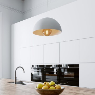 Eglo - Chandelier on a string 1xE27/40W/230V d. 38 cm white