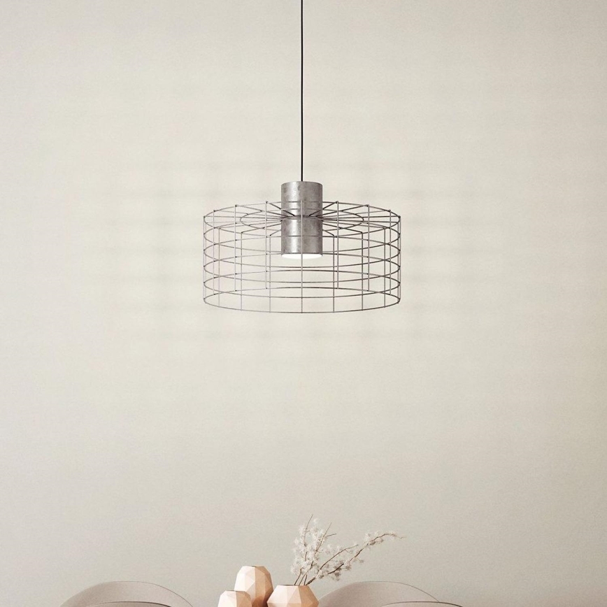 Eglo - Chandelier on a string 1xE27/40W/230V d. 48 cm silver