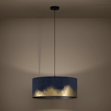 Eglo - Chandelier on a string 1xE27/40W/230V d. 53 cm blue/gold