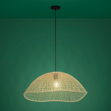 Eglo - Chandelier on a string 1xE27/40W/230V d. 72 cm bamboo