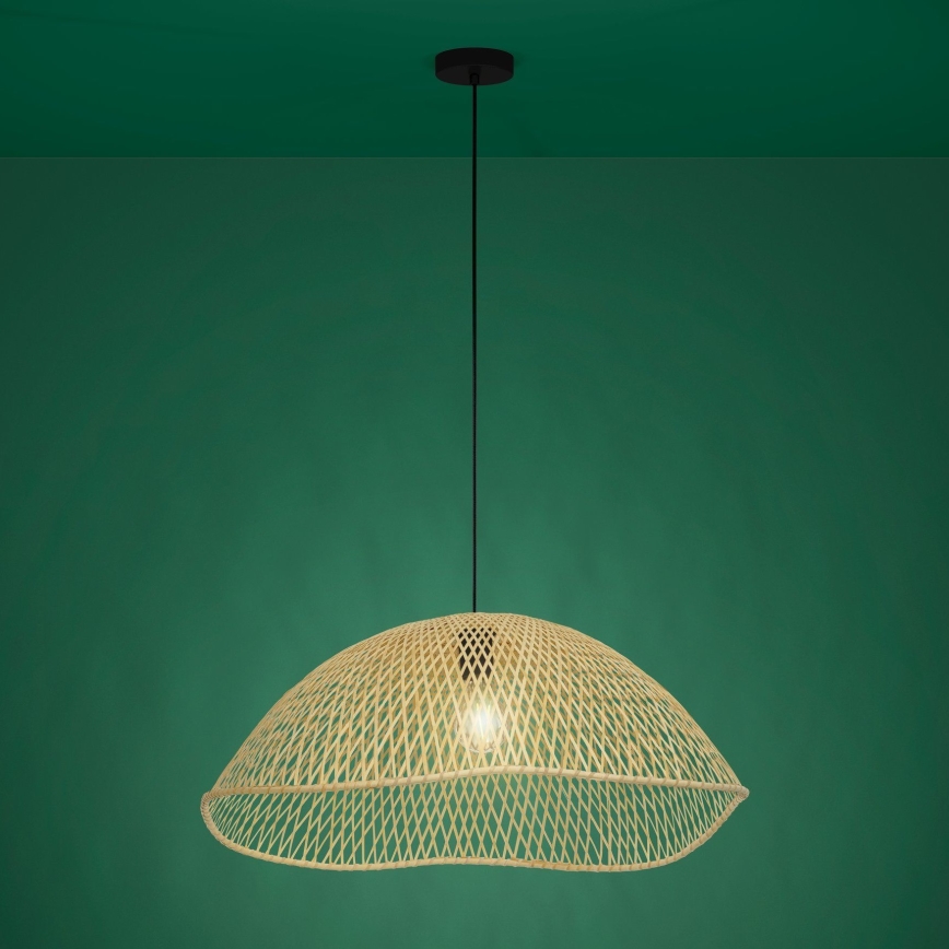 Eglo - Chandelier on a string 1xE27/40W/230V d. 72 cm bamboo