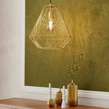 Eglo - Chandelier on a string 1xE27/40W/230V gold
