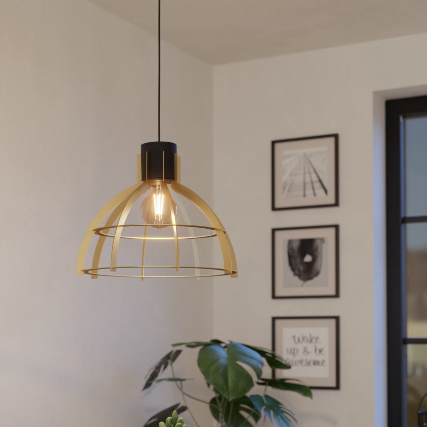 Eglo - Chandelier on a string 1xE27/40W/230V gold