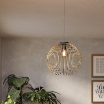 Eglo - Chandelier on a string 1xE27/40W/230V gold