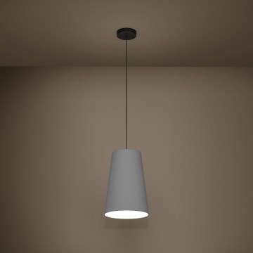 Eglo - Chandelier on a string 1xE27/40W/230V grey