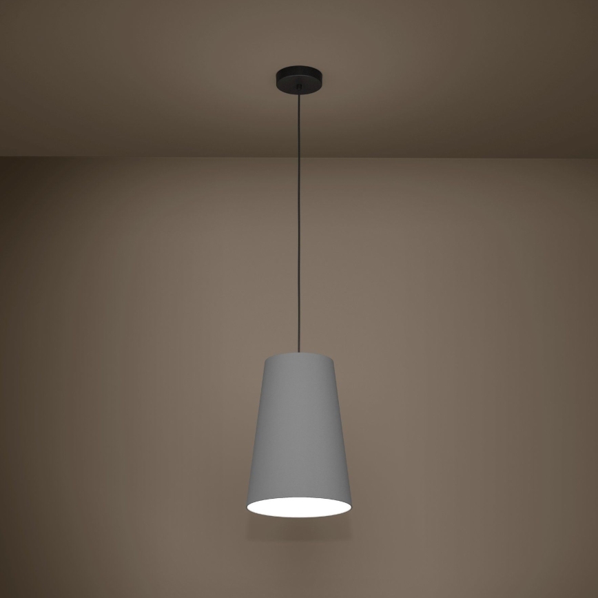 Eglo - Chandelier on a string 1xE27/40W/230V grey