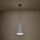 Eglo - Chandelier on a string 1xE27/40W/230V grey