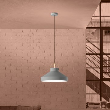 Eglo - Chandelier on a string 1xE27/40W/230V grey