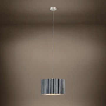 Eglo - Chandelier on a string 1xE27/40W/230V grey