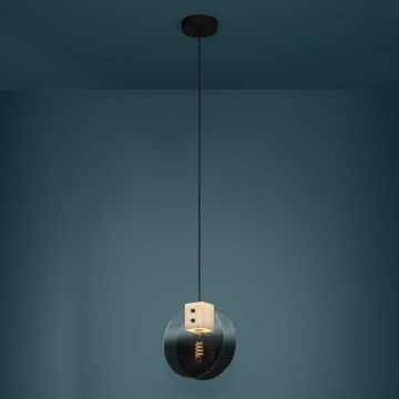 Eglo - Chandelier on a string 1xE27/40W/230V smoky