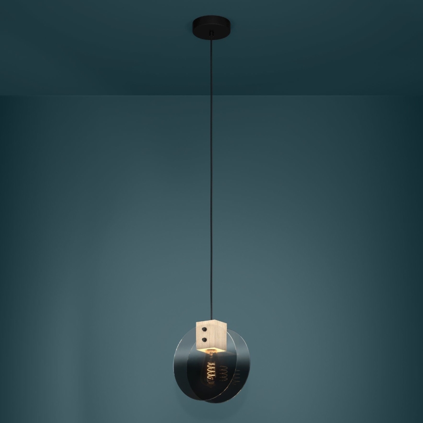 Eglo - Chandelier on a string 1xE27/40W/230V smoky