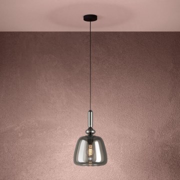 Eglo - Chandelier on a string 1xE27/40W/230V smoky