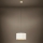 Eglo - Chandelier on a string 1xE27/40W/230V white
