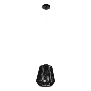 Eglo - Chandelier on a string 1xE27/60W/230V black