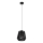 Eglo - Chandelier on a string 1xE27/60W/230V black