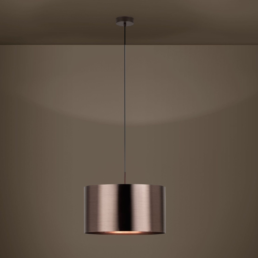 Eglo - Chandelier on a string 1xE27/60W/230V copper