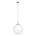 EGLO - Chandelier on a string 1xE27/60W/230V d. 25 cm white