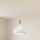 Eglo - Chandelier on a string 1xE27/60W/230V d. 28 cm white - FSC certified