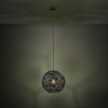 Eglo - Chandelier on a string 1xE27/60W/230V d. 41 cm black