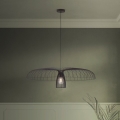 Eglo - Chandelier on a string 1xE27/60W/230V d. 98,5 cm black