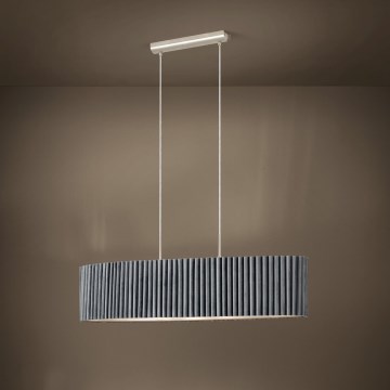Eglo - Chandelier on a string 2xE27/40W/230V grey