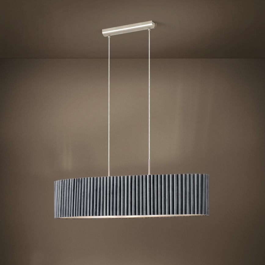 Eglo - Chandelier on a string 2xE27/40W/230V grey