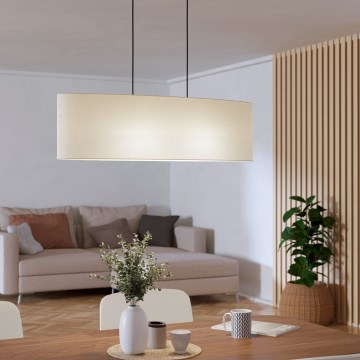 Eglo - Chandelier on a string 2xE27/60W/230V white
