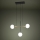 Eglo - Chandelier on a string 3xE14/40W/230V gold/black