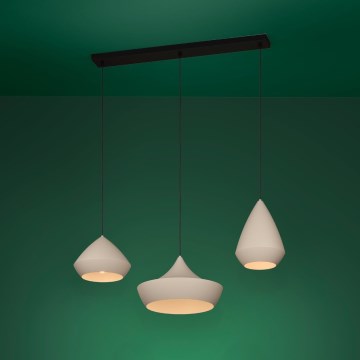 Eglo - Chandelier on a string 3xE27/28W/230V beige