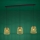 Eglo - Chandelier on a string 3xE27/40W/230V bamboo