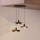 Eglo - Chandelier on a string 3xE27/40W/230V black/gold