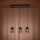 Eglo - Chandelier on a string 3xE27/40W/230V black