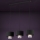 Eglo - Chandelier on a string 3xE27/40W/230V black