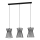 Eglo - Chandelier on a string 3xE27/40W/230V black