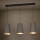 Eglo - Chandelier on a string 3xE27/40W/230V brown