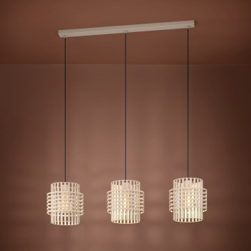 Eglo - Chandelier on a string 3xE27/40W/230V creamy