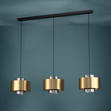 Eglo - Chandelier on a string 3xE27/40W/230V gold