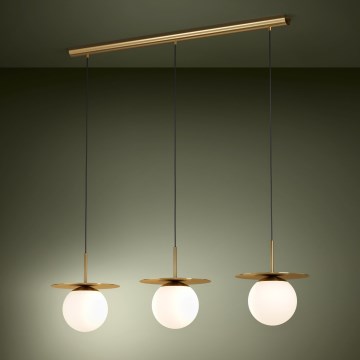 Eglo - Chandelier on a string 3xE27/40W/230V gold