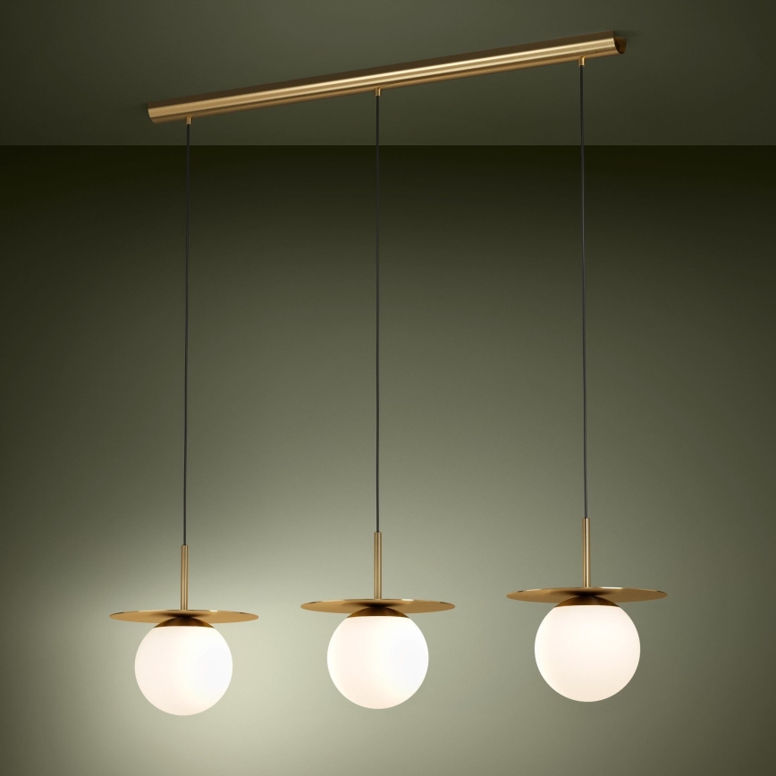 Eglo - Chandelier on a string 3xE27/40W/230V gold