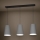 Eglo - Chandelier on a string 3xE27/40W/230V grey