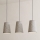 Eglo - Chandelier on a string 3xE27/40W/230V grey