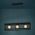Eglo - Chandelier on a string 3xE27/40W/230V smoky/black