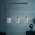 Eglo - Chandelier on a string 3xE27/40W/230V smoky