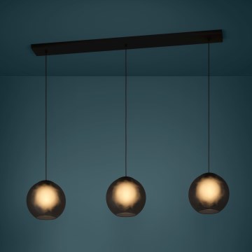 Eglo - Chandelier on a string 3xE27/40W/230V smoky